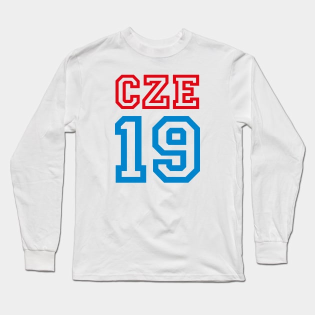 CZECH REPUBLIC Long Sleeve T-Shirt by eyesblau